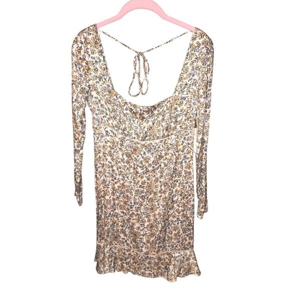 Free People Boheme Mini Dress Ivory Combo Size 0 - Picture 1 of 3